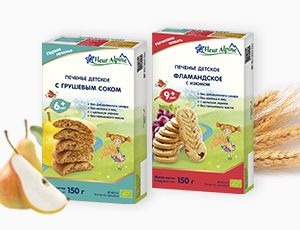 Fleur Alpine ORGANIC uşaq peçenyelərində yeni dadlar