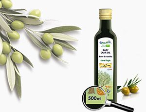 Pasitinkate naujovę - Extra Virgin vaikiškas alyvuogių aliejus praktiškame 500 ml tūrio buteliuke