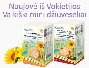 Pasitinkame naujovę – Vaikiški mini džiūvėsėliai „Fleur Alpine” ORGANIC