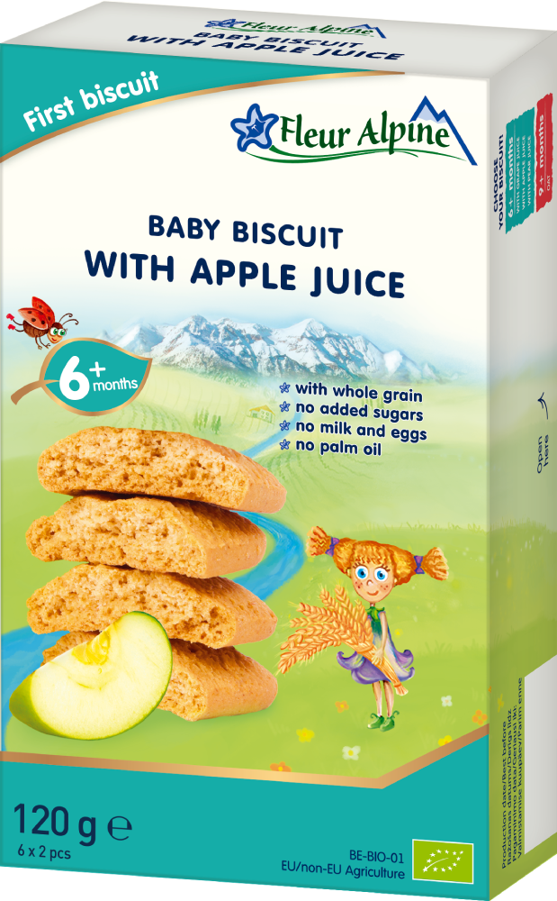 With apple juice