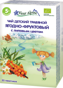 Детский чай Яգодно-Фруктовый լиповым цветом