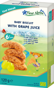 With grape juice