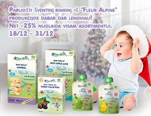 Paruošti šventinį rinkinį iš "Fleur Alpine" produkcijos dabar dar lengviau!