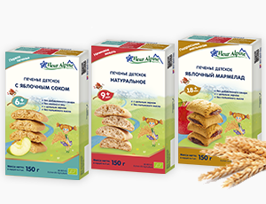 Fleur Alpine ORGANIC uşaq peçenyesinin yenilənmiş çeşid sırası!